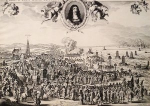 Le départ de Charles II de Scheveningen - Adriaen Pietersz van de Venne